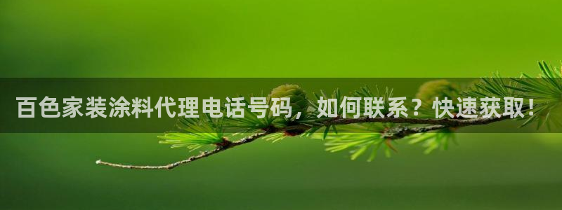和记网页：百色家装涂料代理电话号码，如何联系？快速获取！