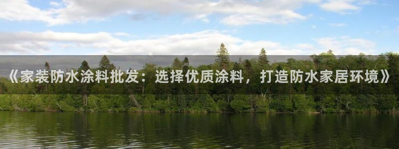 江苏和记餐饮有限公司：《家装防水涂料批发：选择优质涂料，打造防水家居环境》
