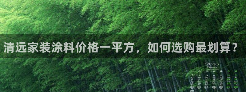 和记官网首页：清远家装涂料价格一平方，如何选购最划算？