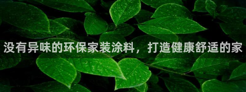 和记ag：没有异味的环保家装涂料，打造健康舒适的家