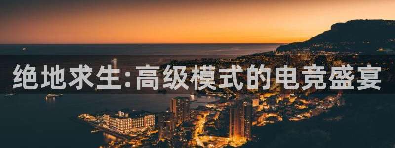 小艾电竞网页版登录：绝地求生:高级模式的电竞盛宴