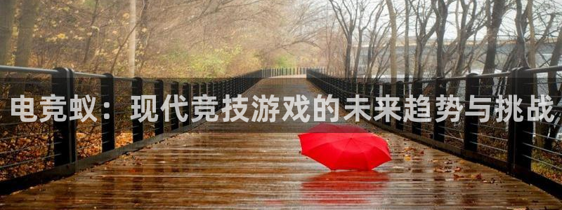 小艾电竞app下载官网：电竞蚁：现代竞技游戏的未来趋势与挑战