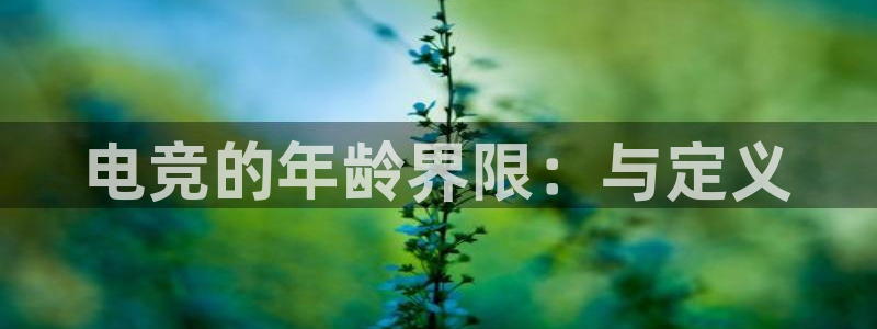 小艾电竞app下载官网：电竞的年龄界限：与定义