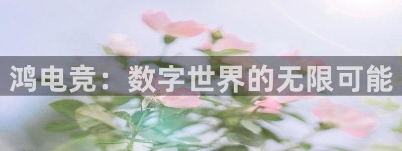 小艾电竞app下载官网：鸿电竞：数字世界的无限可能
