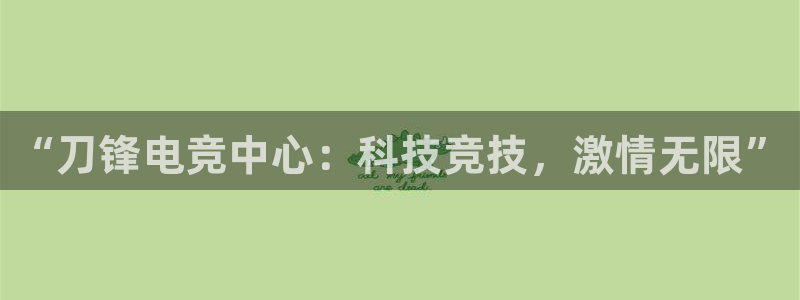 小艾电竞平台官方网：“刀锋电竞中心：科技竞技，激情无限”